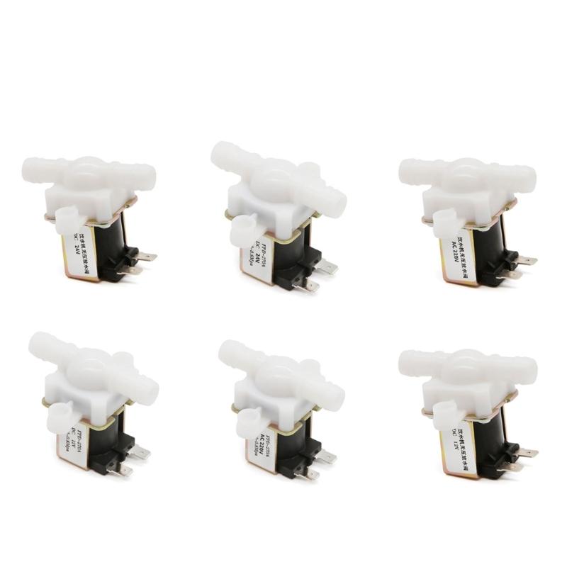 220V/12V/24V Normally Closed Solenoid Valves Water Inlet Flows Switches 12mm Water Dispenser Water Valves Enduring