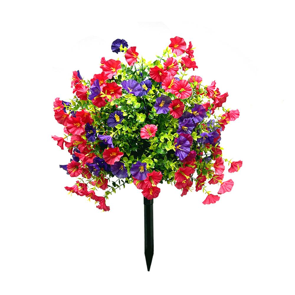 

Temu Имитация посадки в грунт Украшение гостиничного сада Фиолетовый искусственный букет Имитация посадки в грунт Дерево Горшечное растение