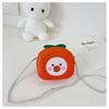Bolsos Cruzados Pequeños de Moda Para Niños Niñas Forma de Fruta Bolso de Hombro Bolsos de Mano Lindos Dibujos Animados Bolsos Pequeños de Mensajero