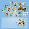 Funny Joy Insect Animals Figures Set Mini Building Blocks Toy Assembly 3D Constructor Micro Bricks For Kids Boys Present Plaything
