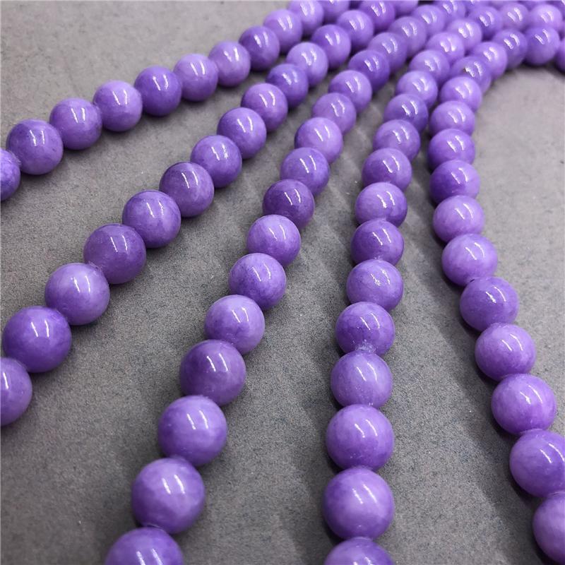 Piatra naturala piatra pretioasa violet inchis calcedonie margele libere pentru bratara colier margele