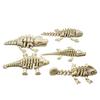 Flexible Jointed Lizard Figures 5Pcs 3D Printed Articulated Skeleton Dragon Ornament, Movable Joints Figurine, Ornaments Fidget Toy for Desktop