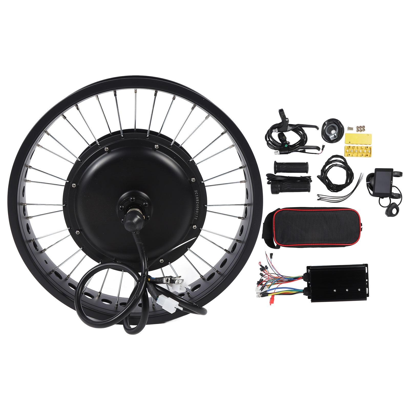 Awinner 20 Inch Rear Wheel Electric Bike Conversion Kit 72V 5000W Ip65 Water Proof Electric Bike Conversion Wheel Parts With