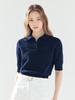 LORDLOAR Signature Collar Knit Navy