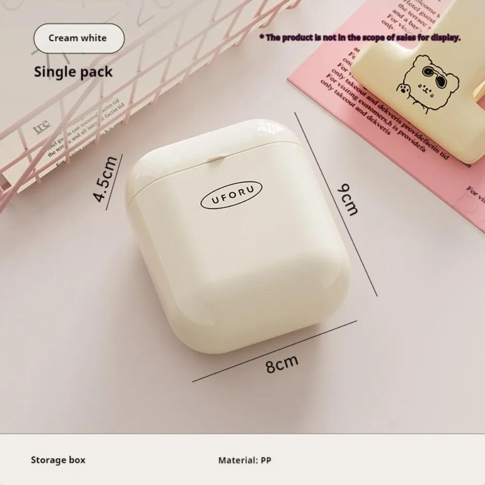 Niedliche Datenkabel Aufbewahrungsbox Reise Ausgehen Tragbar Multifunktional Lippenstift Wattestäbchen Kleine Gegenstände Organizer Parfümbox