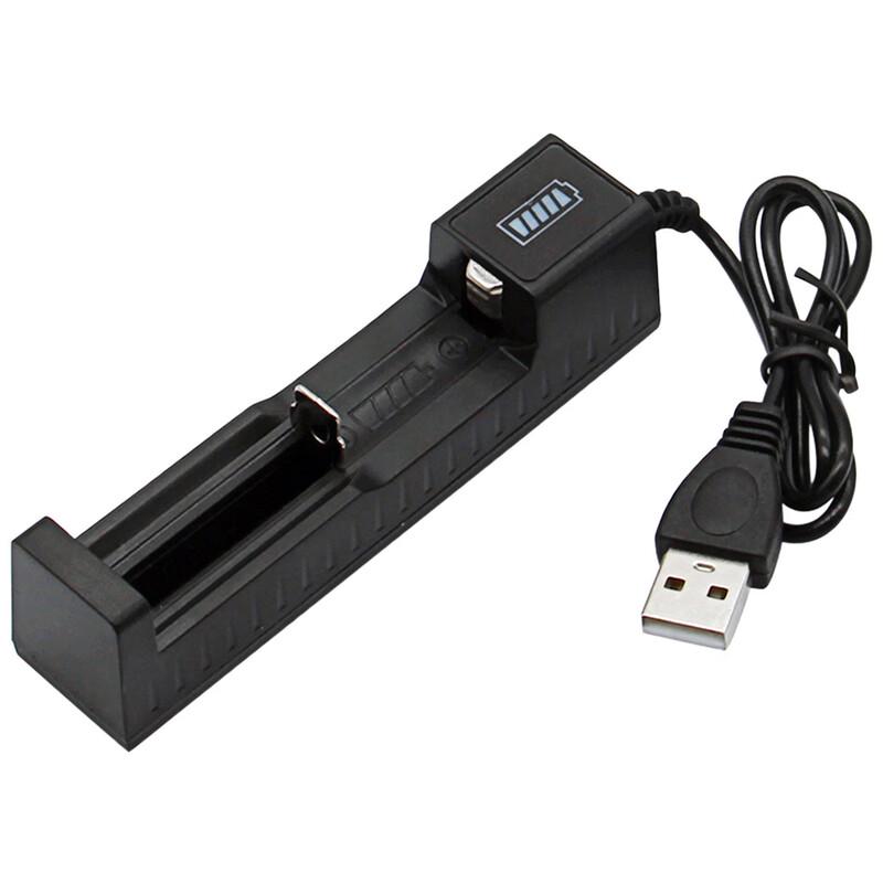 LiShiChong USB Single Slot Lithium Battery Charger