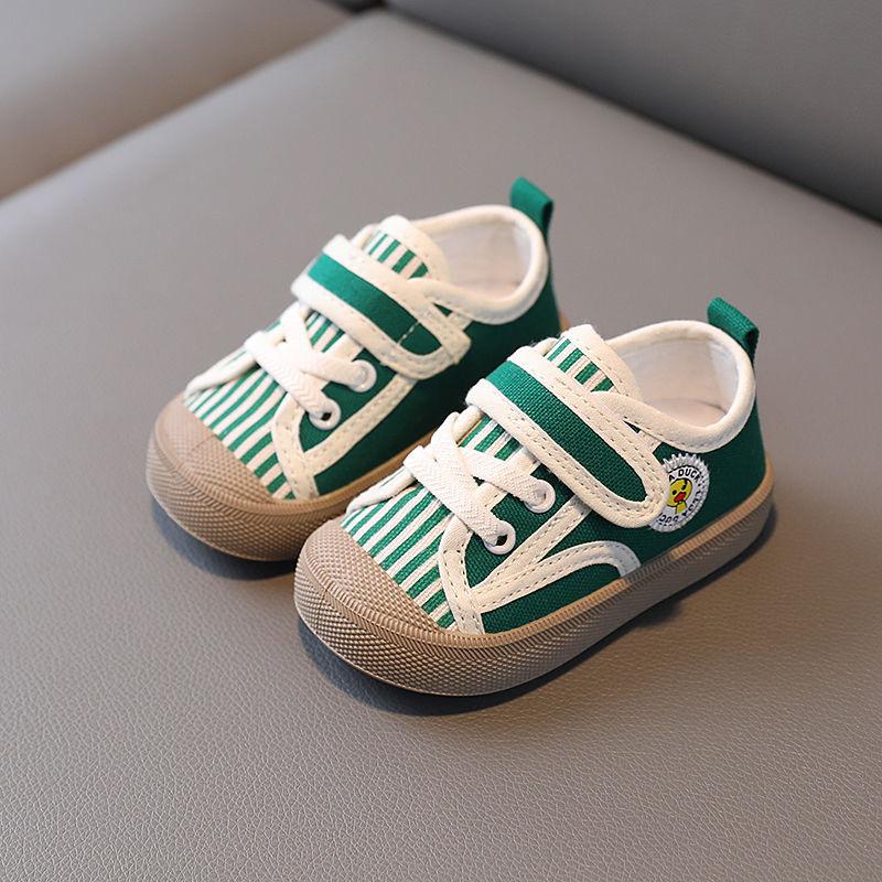 

Детская парусиновая обувь, весенне-осенняя обувь для девочек, детские одинарные туфли, обувь для мальчиков, простая нескользящая обувь для детского сада 28 зелёный