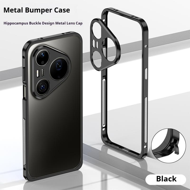 Fashion Aluminum Metal Frame Bumper Case For HUAWEI Pura 90 Pro Max Pura 80 Ultra Thin Light Weight