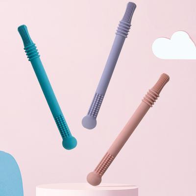 Massaggiagengive per neonati Design cavo Anti-deformazione Sicuro Senza odore Conveniente Resistente al calore Ultra-morbido