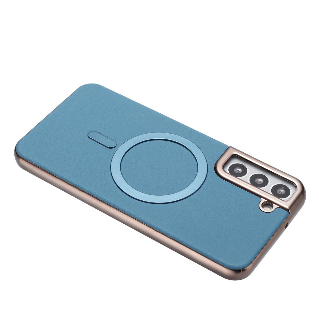 For Samsung Galaxy S25+ Case BINFEN COLOR BF40 Magnetic Case Electroplated PU + TPU Phone Back Cover