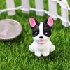 Cute Animals Puppy Miniature Figurines Realistic Dog Ornaments  Fairy Garden Accessorie