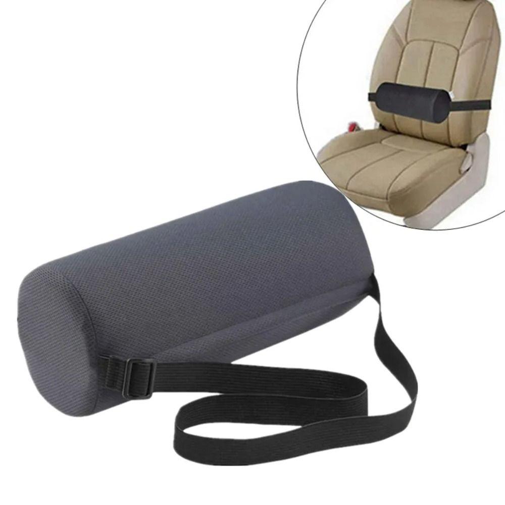 

Ergonomic Lumbar Roll Adjustable Back Protector High Quality Lumbar Pillow чорний