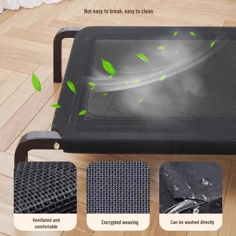 Ganzjahres-erhöhtes Haustierbett: Feuchtigkeitsbeständige Schlafmatte für große und kleine Hunde