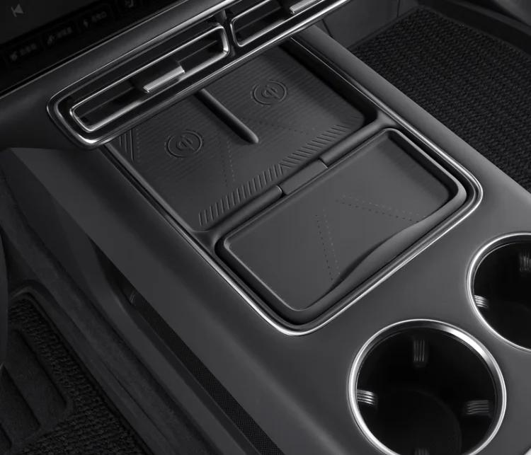 For Li Lixiang L7 L8 L9 2022 2023 2024 Car Wireless Silicone Padding Holder Storage Box Anti slip Pad Auto Accessories Lixiang