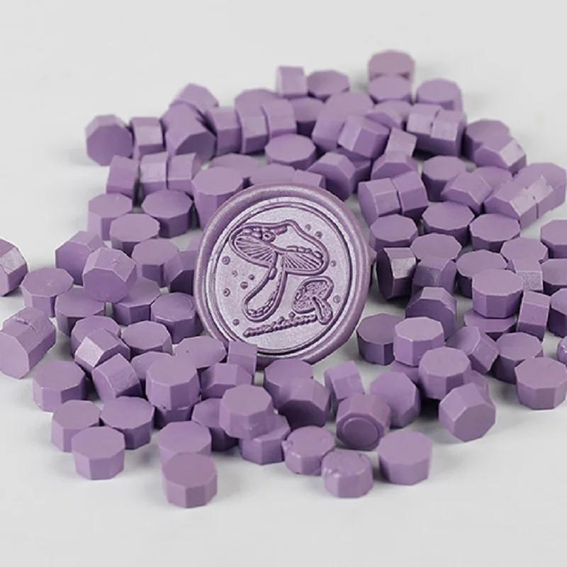 100Pcs Wax Seal Beads Material Retro Wax Seal Stamp Scrapbook Material Craft Decoration Wedding Birthday Stamp Wax Lacquer Seals