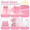 Princess Dress up Set Easy Wearing Glittering Girl Cape Skirt Necklace Role Play Game Birthday Cosplay Party for Cosplay Party