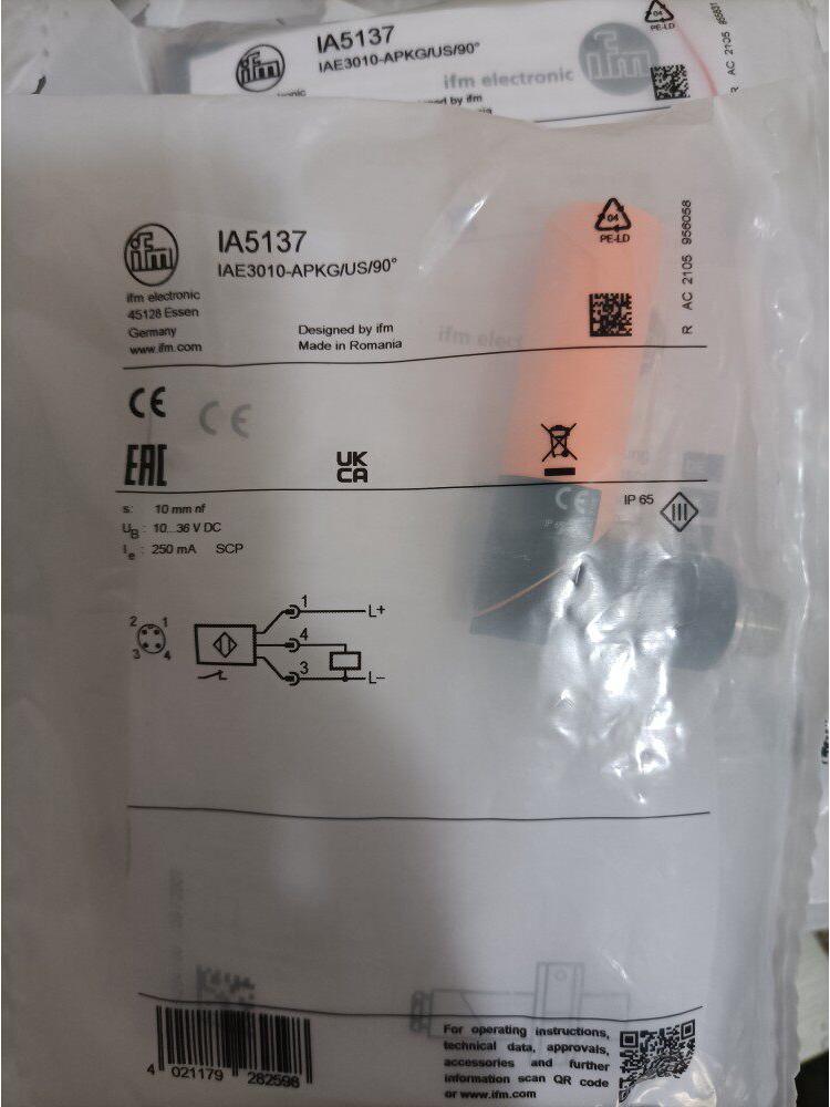 Brand New Original IA5137 IFM Sensor - In Stock with Free Shipping Chip
