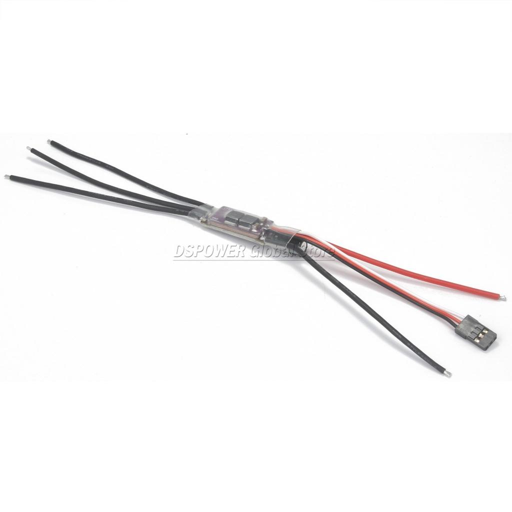 AM32 2-4S 40A ESC 32-bit Electronic Speed Controller Signal Cable Support PWM/DSHOT/Sine for RC Car Crawler Dron Brushless Motor