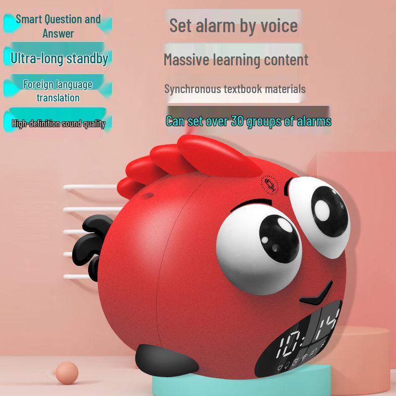 AI Smart Learning Alarm Clock with Voice Interaction - Perfect Birthday Gift for Kids
