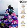 1PC K Pop Demon Hunters Blanket, Throw For Sofa, Bed, Travel, Camping, Livingroom,