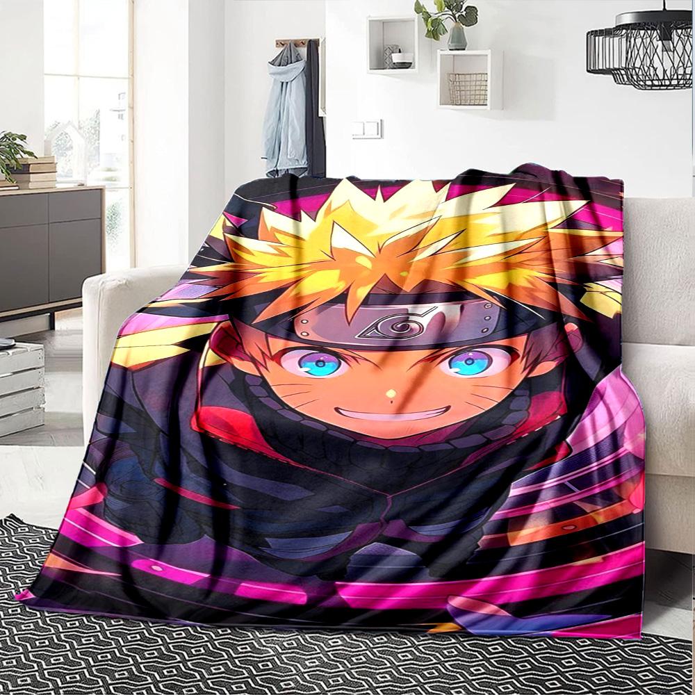 Naruto Blanket Durable Comfort Suitable for Couch Picnics Seaside for All Occasions Playful Design Birthday Christmas Gift Blanket