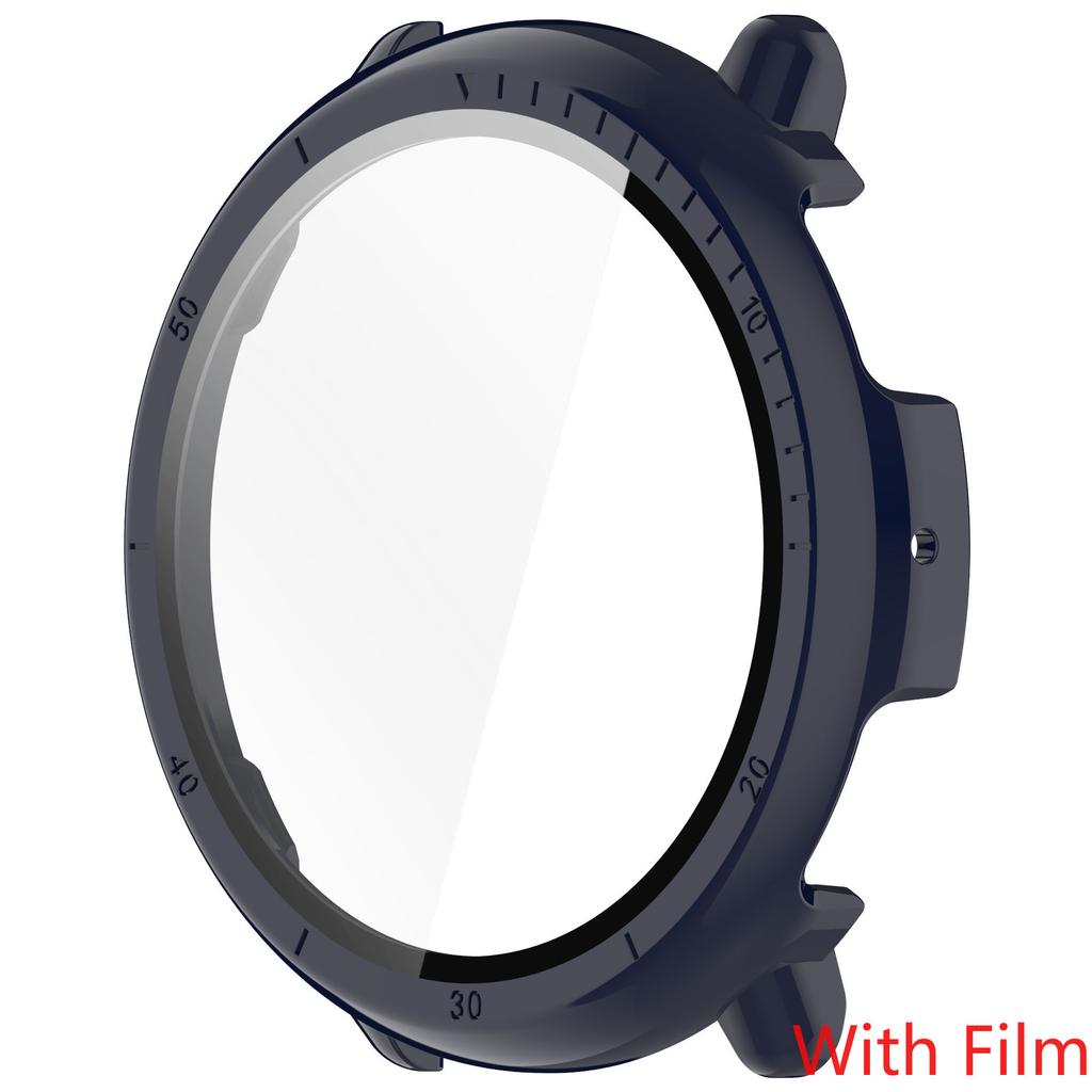 Hartschalen-Glas-Displayschutzfolie Vollrahmen-Hülle Für Amazfit Active 2 Smartwatch Schutzhülle Active2 Zubehör