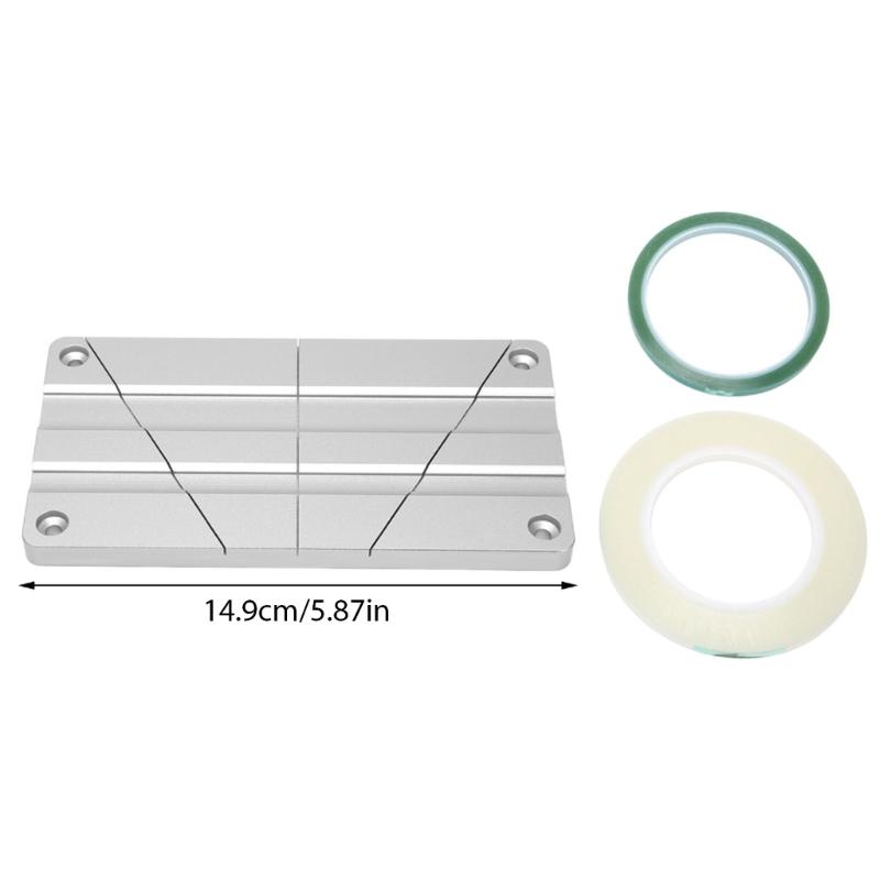 Studio Grade Aluminum Alloy Tape Splicing Set Reel to Reel Tape Splicing Block 1/2 1/4 10Inch Durable Professional