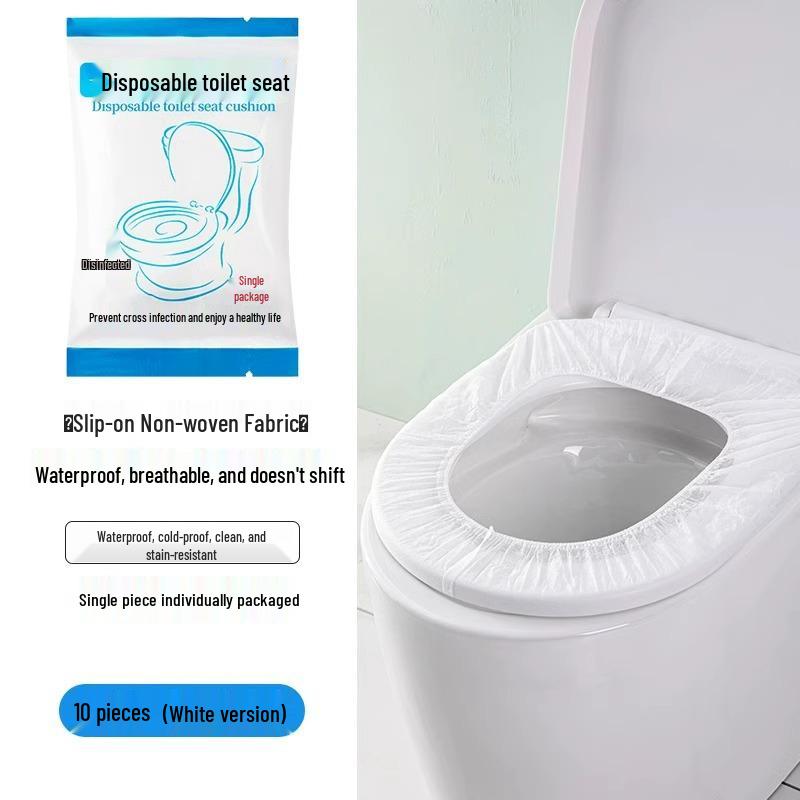 

Thickened Adhesive Disposable Toilet Seat Covers for Postpartum and Travel 10 pieces