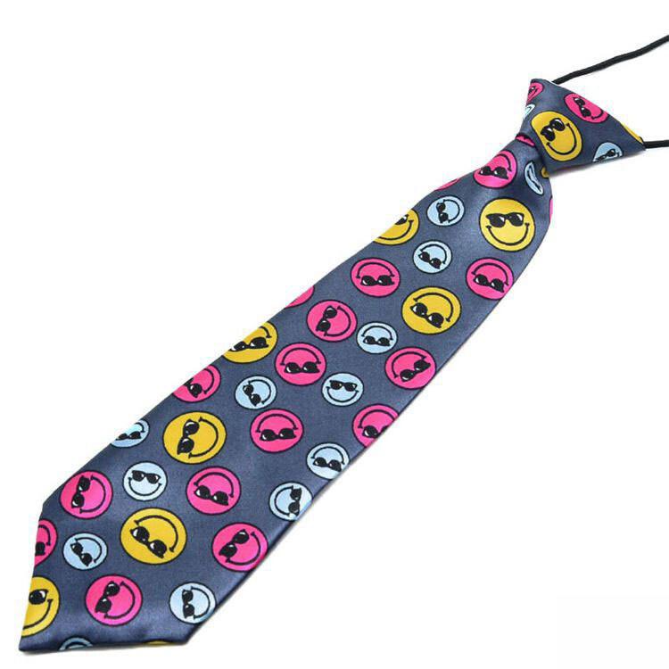Kinderanzug Businessuniform Bedruckte Gestreifte Krawatte Gummiband Auftrittsgala Kinder Baby Accessoires