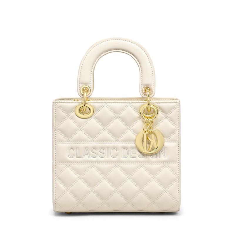 Bag Women's 2025 Summer New Women's Bag Princess Diana Bag Crossbody Bag Premium Sense Niche Leather Handbag Luggage