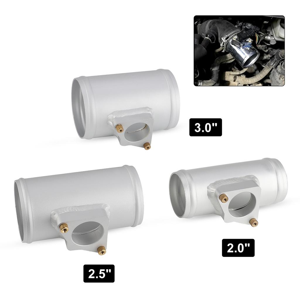 CNSPEED 2"/2.5"/3" MAF Mass Air Flow Sensor Mount Adapter Pipe Tube Flange Base For Nissan For Honda For Ford EPAA02G10K