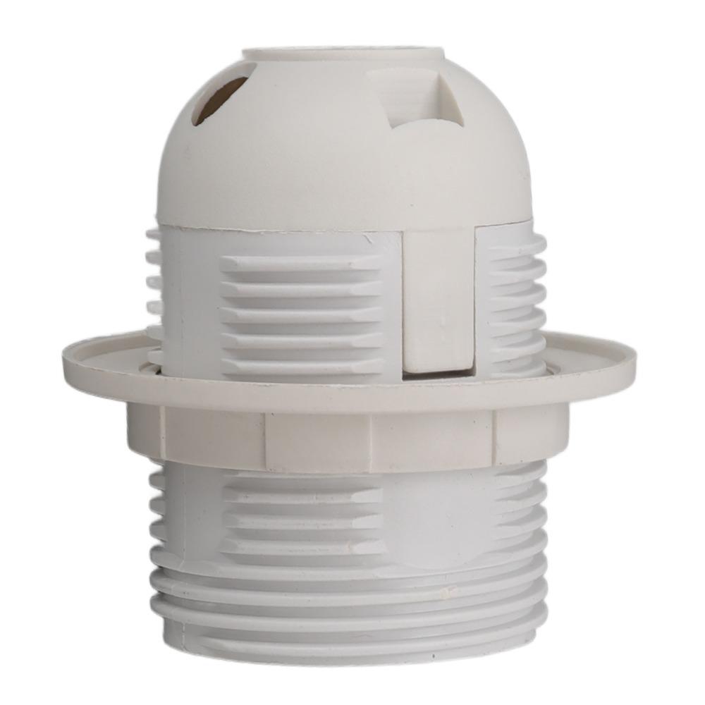

10PCS E27 Lamp Holder ABS Lamp Socket Practical Bulb Base Socket Bulb Installation білий