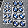 For BMW 2Pcs 25mm 35mm 40mm 50mm 55mm 60mm 65mm Car Center Hub Sticker Emblem Badge DIY Motorcycle Fuel Tank Decoration Sticker