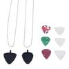 Engravable Musician Necklace With Ergonomic Thickness Guitar Pick Necklace for Performers and Music Enthusiasts