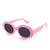 Stylish Polarized Childrens Sunglasses Oval Frame Summer Outdoor Uv Protection