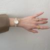 Naidu Diamond-Encrusted Watch Women'S Exquisite Small Fragrant Style High-Value Pearl Bracelet Watch Quartz Small Dial