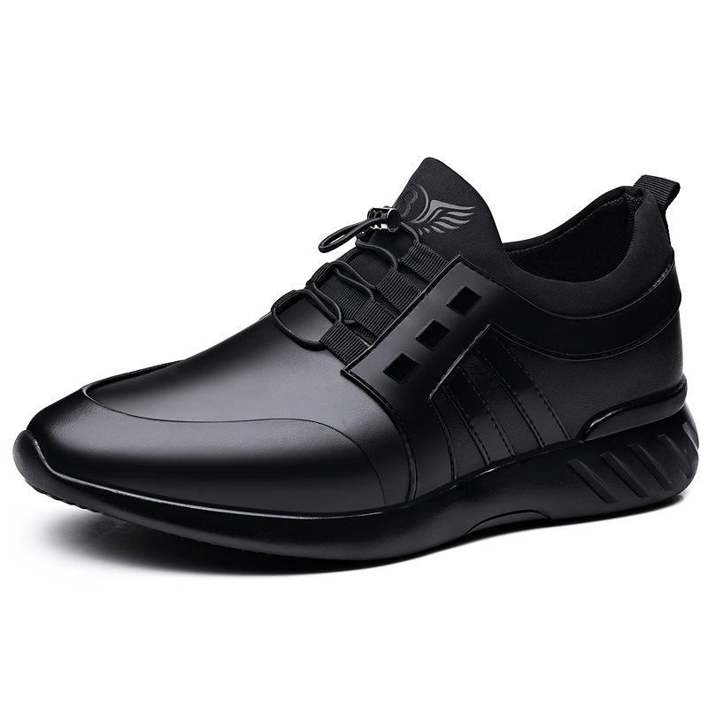 2025 New Trendy Men's Inner Height Increase Men's Shoes Casual Leather Shoes Sports Shoes Spring Shoes Men's Trendy Shoes Summer