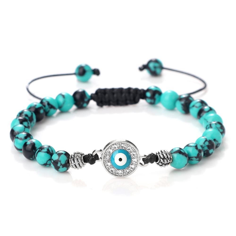 Devil's Blue Eye Zircon Bracelet: European & American Style Women's Jewelry