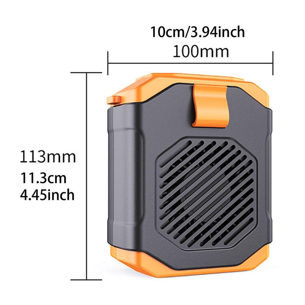 Portable Waist Fan Cooling Fan Lightweight Quiet Sturdy Wearable for Farm Work Cycling Outside Hiking