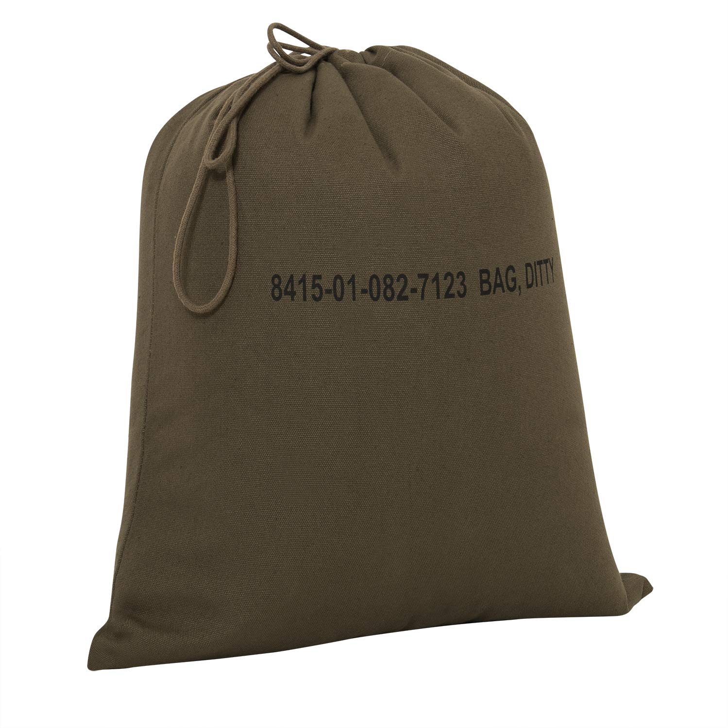 Rothco Canvas Ditty Bag [S Size] Rothco Military Ditty Bag 16” x 19” (Olive Drab)