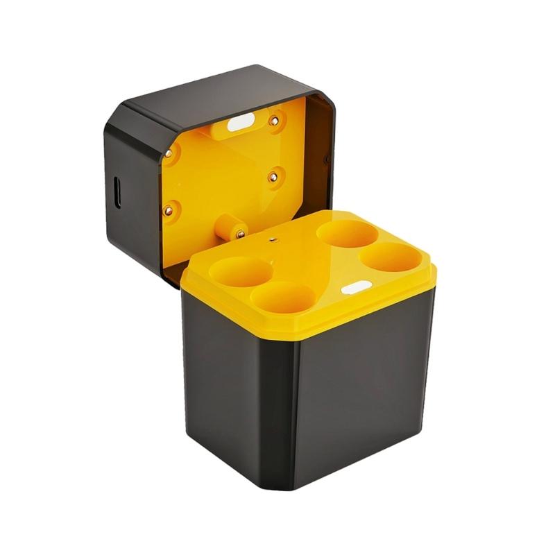 

4 Slot Universal Battery Chargers For 2A 3A Lithiums NiMH Batteries With Intelligent LED Display And Type C Port чорний