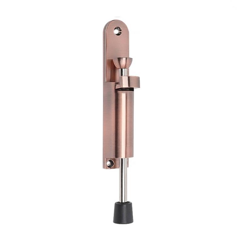 

Convenient Foot Pedal Door Brake Holder No Drilling Required Anticorrosion for Various Environment Busy Commercial Space L бронзовий