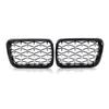 1 Pair Diamond Style Grille For BMW E36 3 Series 1997 1998 1999 Front Bumper Grille Kidney Mesh Grill Car Replacement Parts ABS