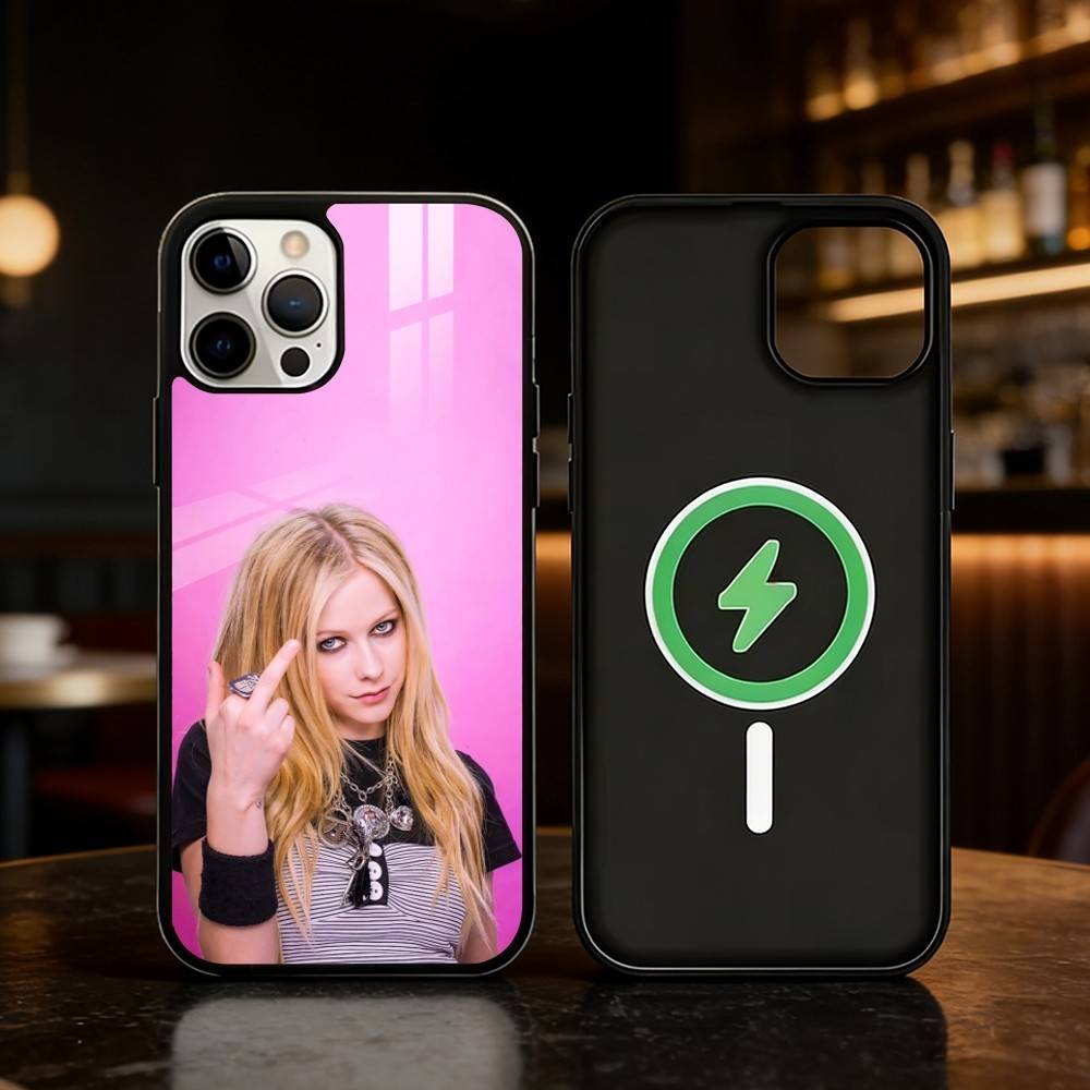 Star Singer Avril Lavigne Phone Case For iPhone 17,16,15,14,13,12,Plus,Pro,Max For Magnetic Wireless Charge