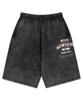 MAHAGRID Washed Nowhere Sweatshort Charcoal(Mg2Fmmpa03A)