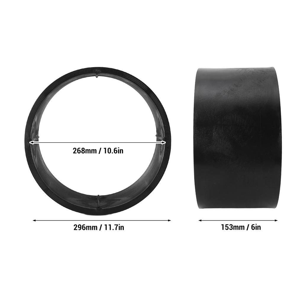 Go-Kart-Reifenabdeckung 11x7.10-5 Traktionsreduzierung Robuste PVC-Reifenabdeckung Driftring für Drift-Trike Drifting-Scooter