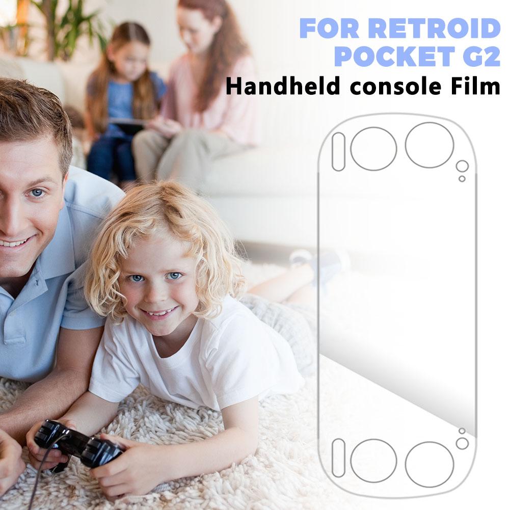 Clear Screen Protector For Retroid Pocket G2 Scratch Resist Handheld Game Console Screen Film Protector Game Accessories 1PCS