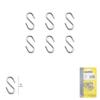 MAURER - "S" Hook 40 Mm. Zinc Plated (Blister 6 Pieces) Domestic Use