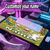 Custom Name Personalized Bamse Pattern Mousepad, Laptop PC Desk Mat, Decorative Desk Mat for Home Keyboard Pad Gift