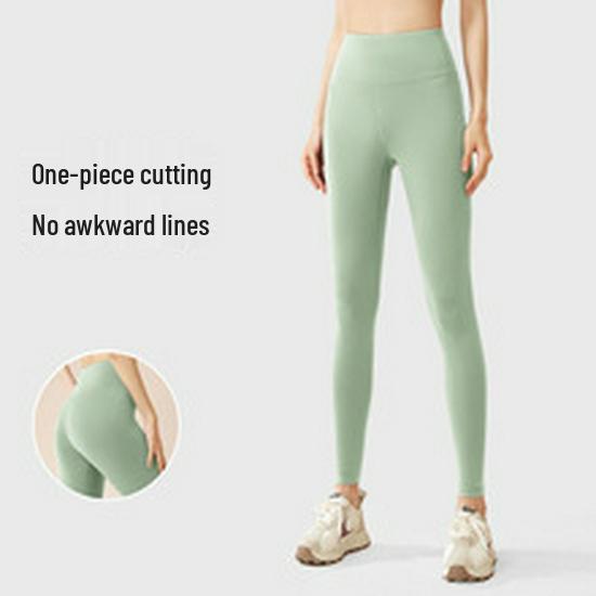 European & American Women's Butt-Lifting Seamless High-Waisted Yoga Pants & Bra Set